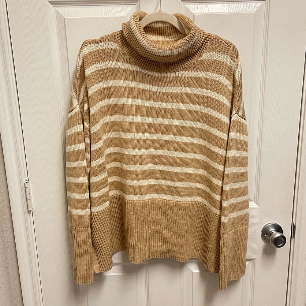GAP Striped Oversized Sweater
